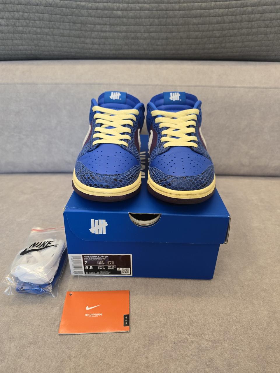 나이키 X 언디핏 덩크로우 SP5 온잇(250)