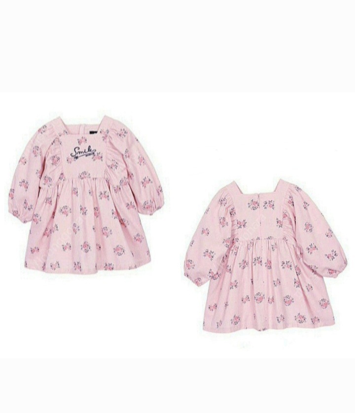 알로앤루 러블리 핑크 플라워 원피스(110/4살용)