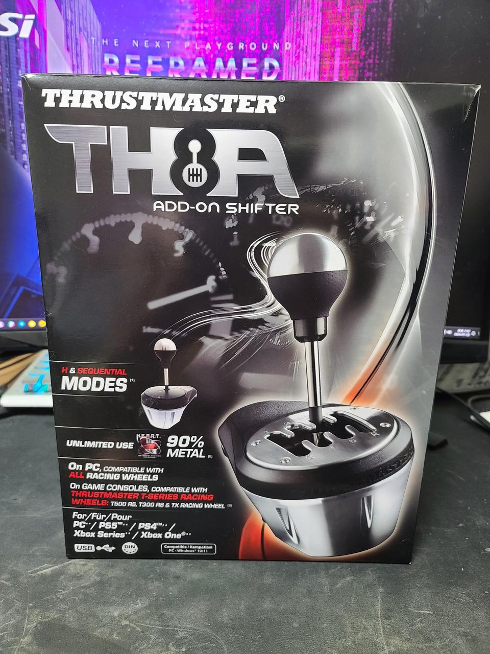 트러스트마스터 레이싱휠 전용 쉬프터 TH8A