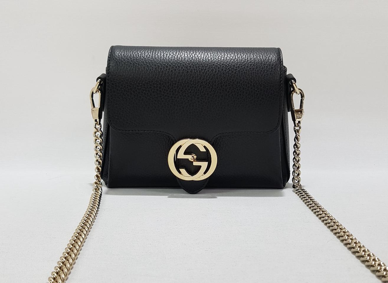 구찌 인터로킹 체인 크로스백