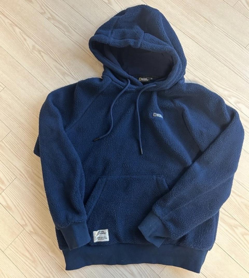 내셔널지오그래픽 후리스 뽀글이 후드티 (M size)