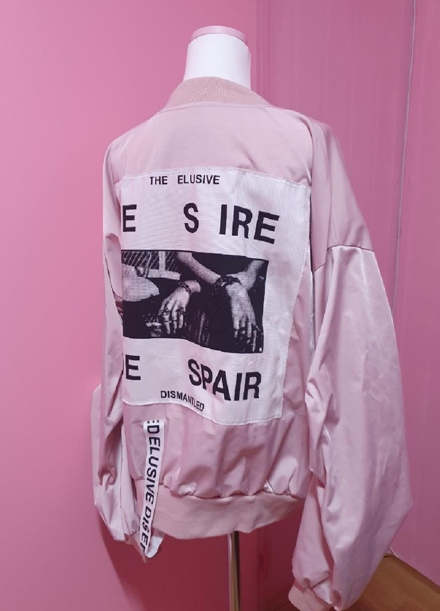 핑크 야상점퍼 팝니다