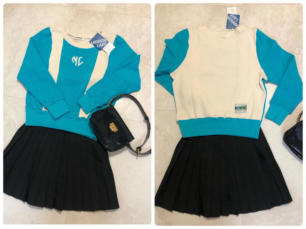 미러레이크 여성니트