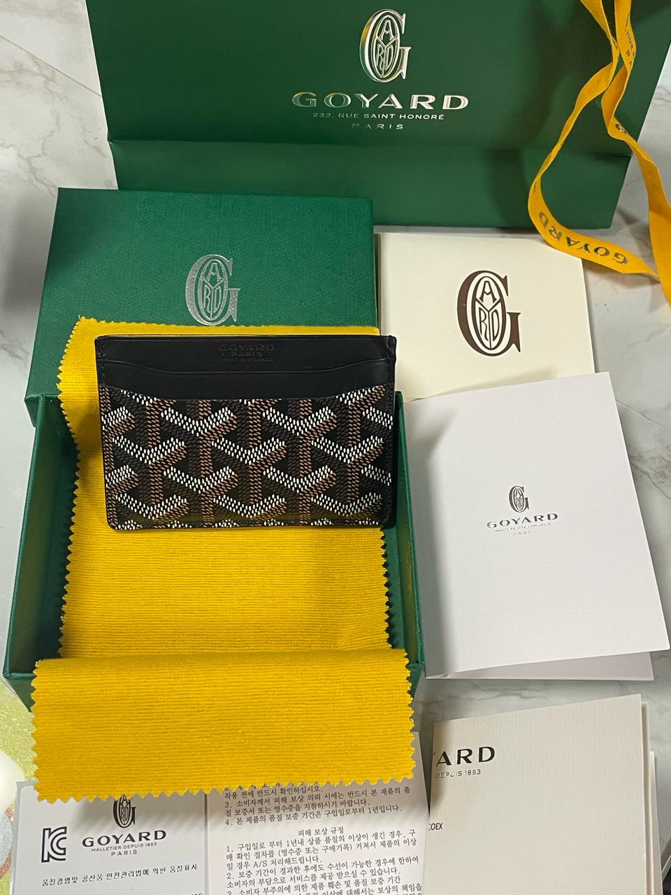 고야드 생쉴피스 카드지갑 정품 풀구성