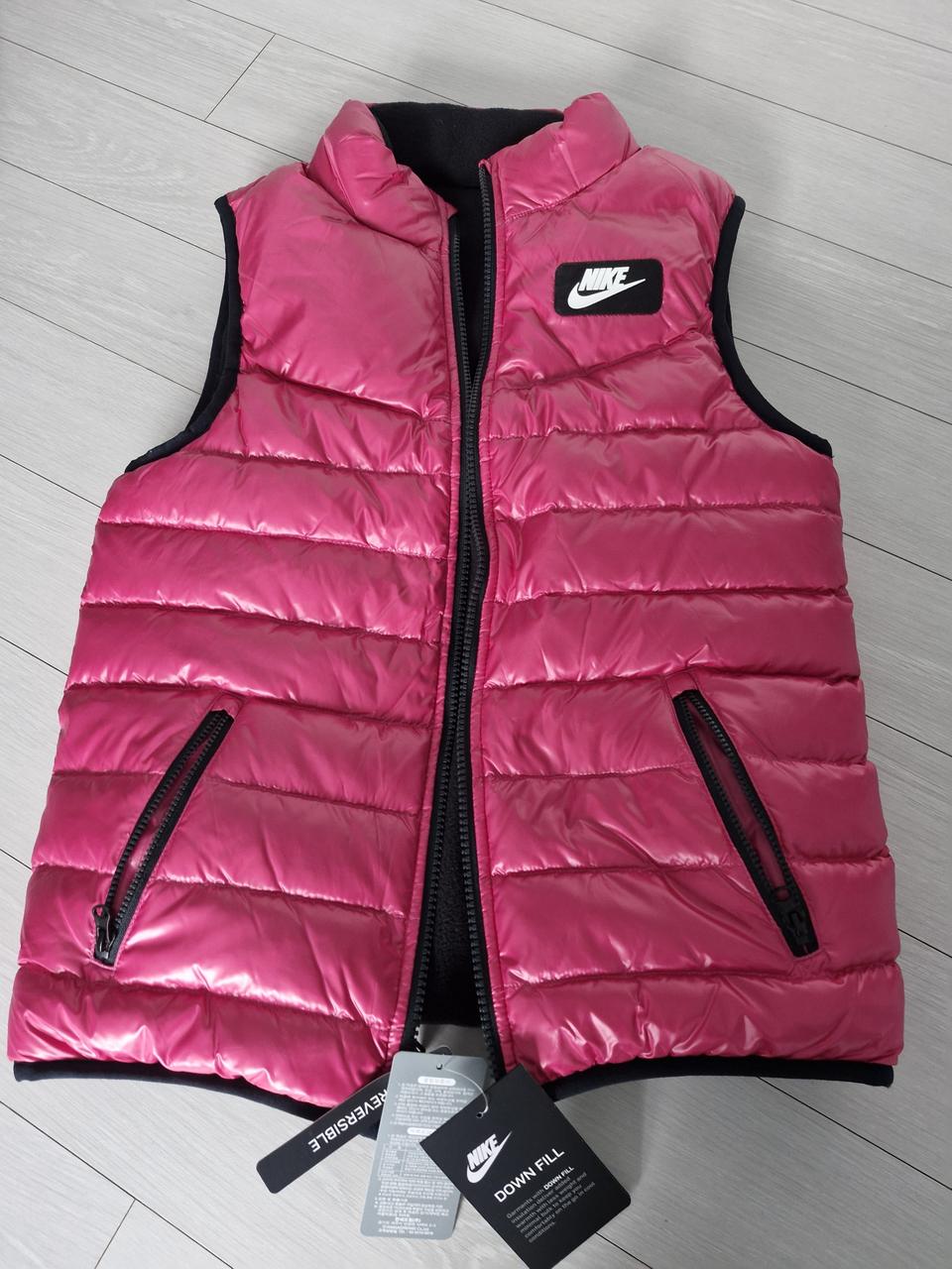 나이키 리버시블 오리털 패딩조끼