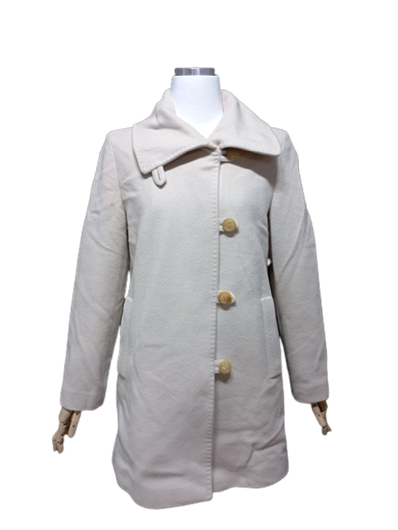 시스템SYSTEM 정품 아이보리 여자 추동용 여성모직코트자켓82-94