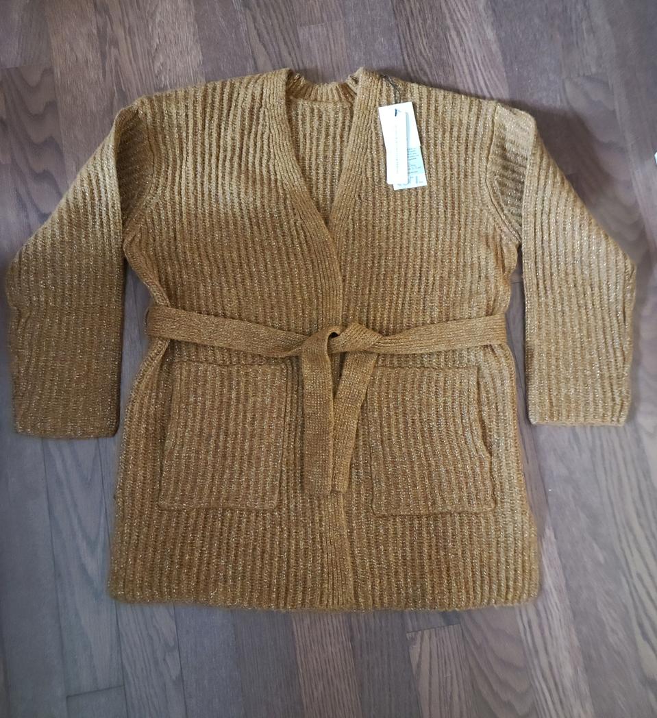 이태리 메탈 니트코트 새거