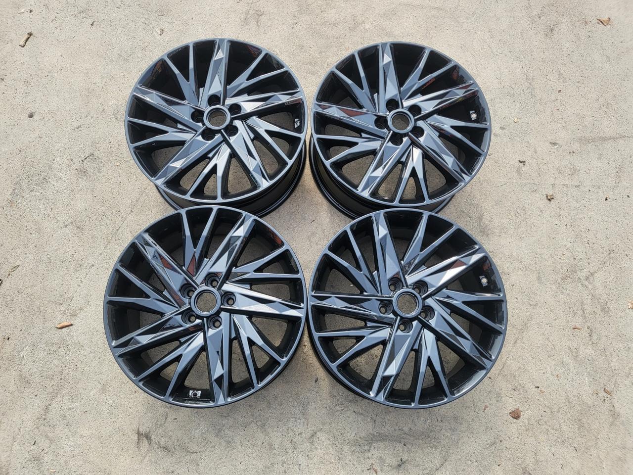 더뉴 그랜져IG 캘리그라피 19인치 블랙휠 순정휠 중고휠 팝니다