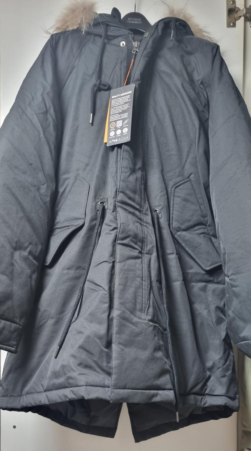 ★마지막세일 택포★덕다운 야상패딩(택안뗀 새상품)