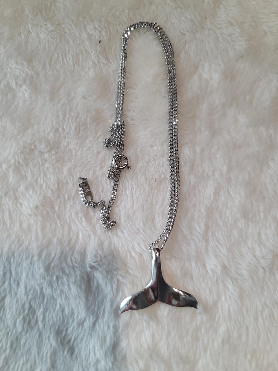 돌고래꼬리 체인은목걸이