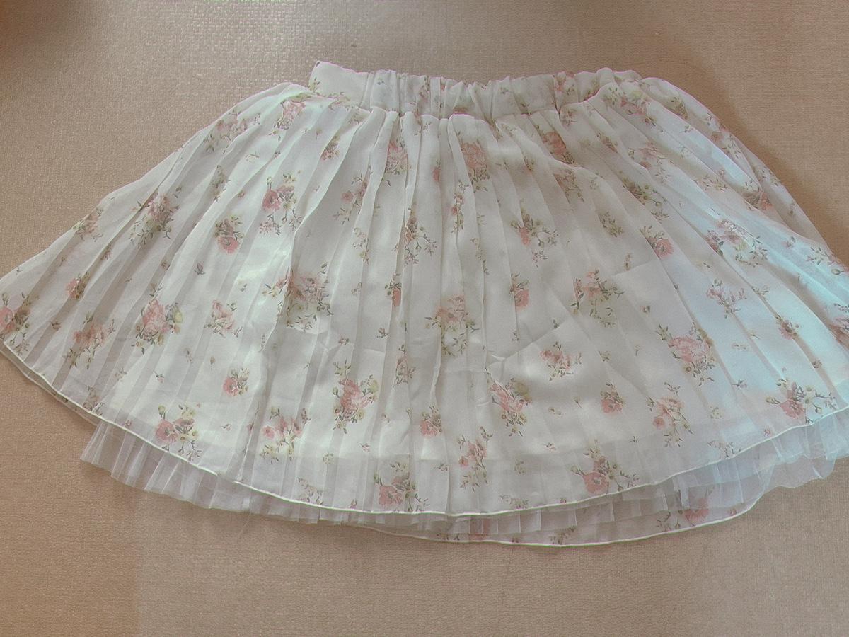 stc빈티지 꽃무늬 밴딩 치마 플라워 핀터레스트 디테일 스커트