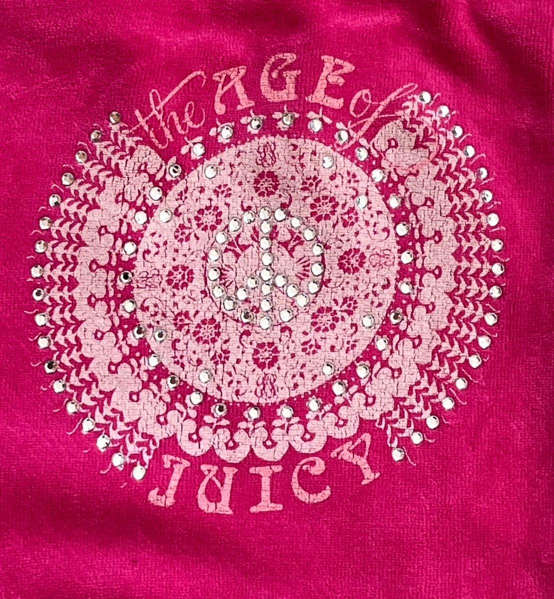 쥬시꾸띄르 바비 펑크 핫핑크 벨벳 갸루 바지 트레이닝팬츠