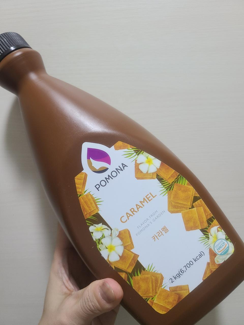 포모나 카라멜 소스 엑기스 잼 베이스 농축액 에이드 라떼 50잔분량 최저