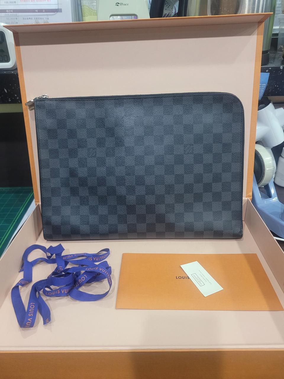 루이비통 다미에 거시기 클러치 정품