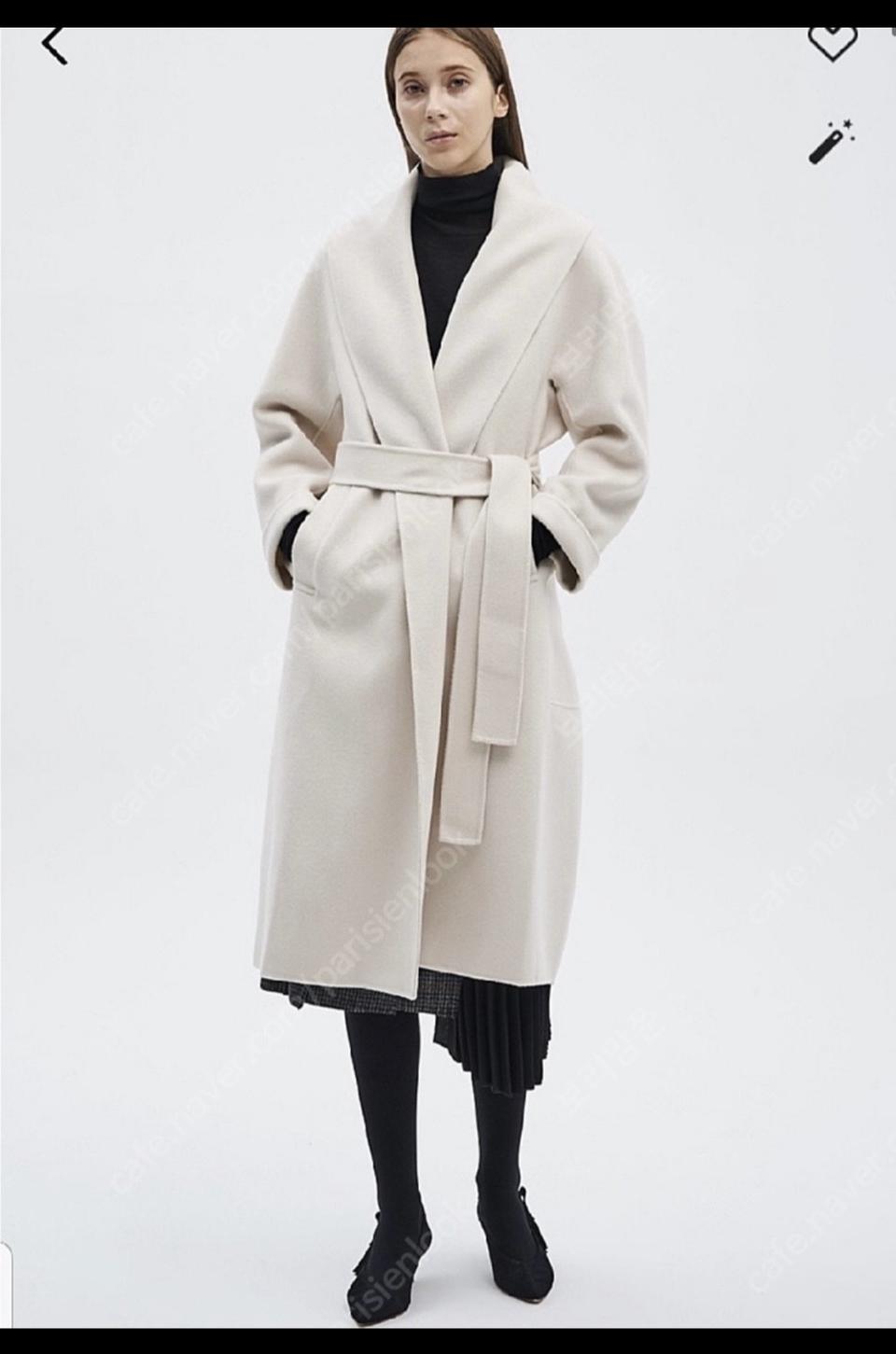 타임 라펠 코트 (아이보리)