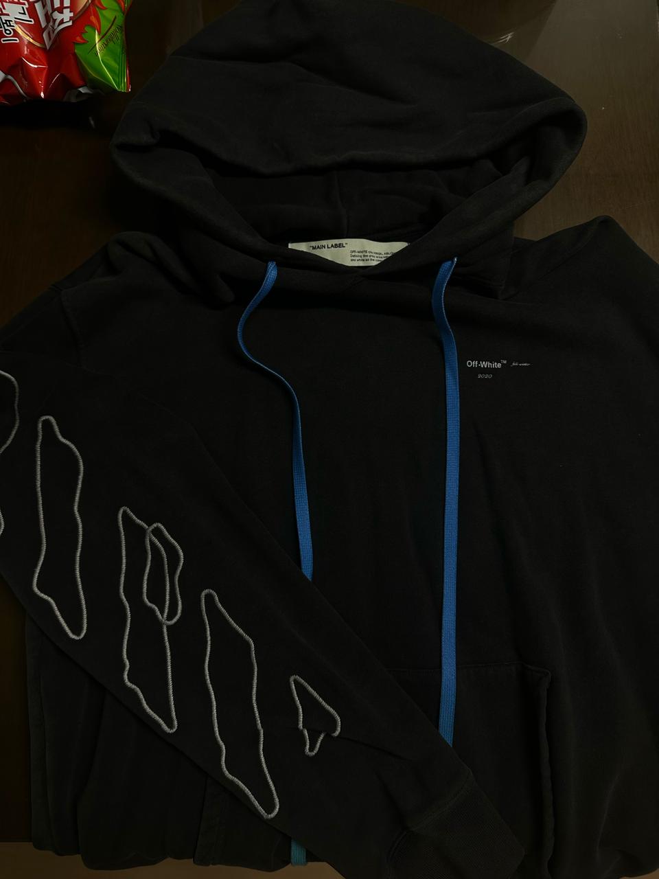 오프화이트 후드 xl
