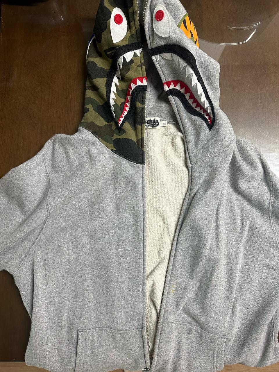 베이프 샤크후드집업 xl