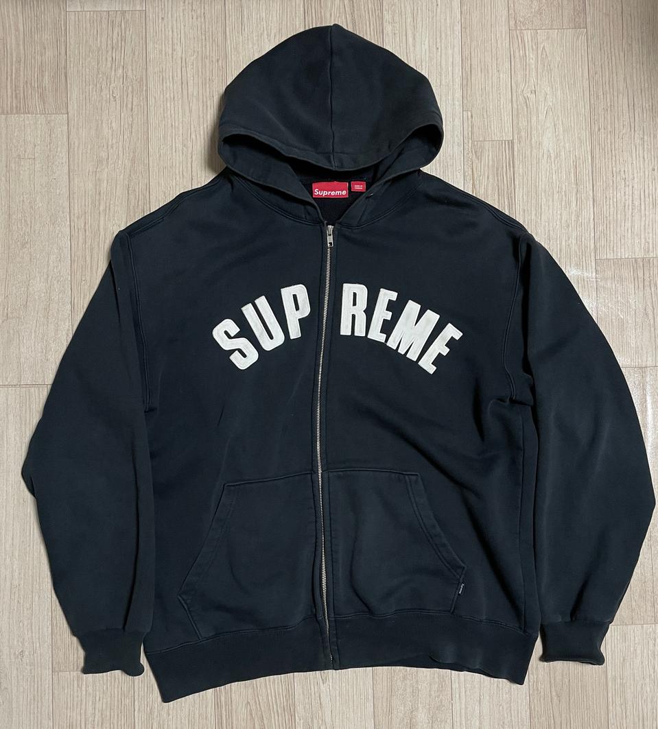 슈프림 아치로고 후드집업 XL 105