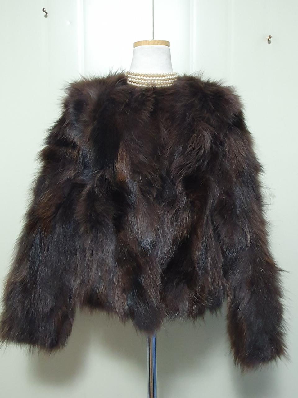 KLEVER 진도 모피 코트.