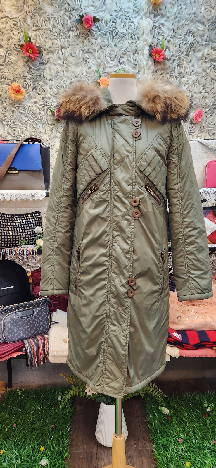 MOUSSY 야상패딩 롱점퍼 (55)