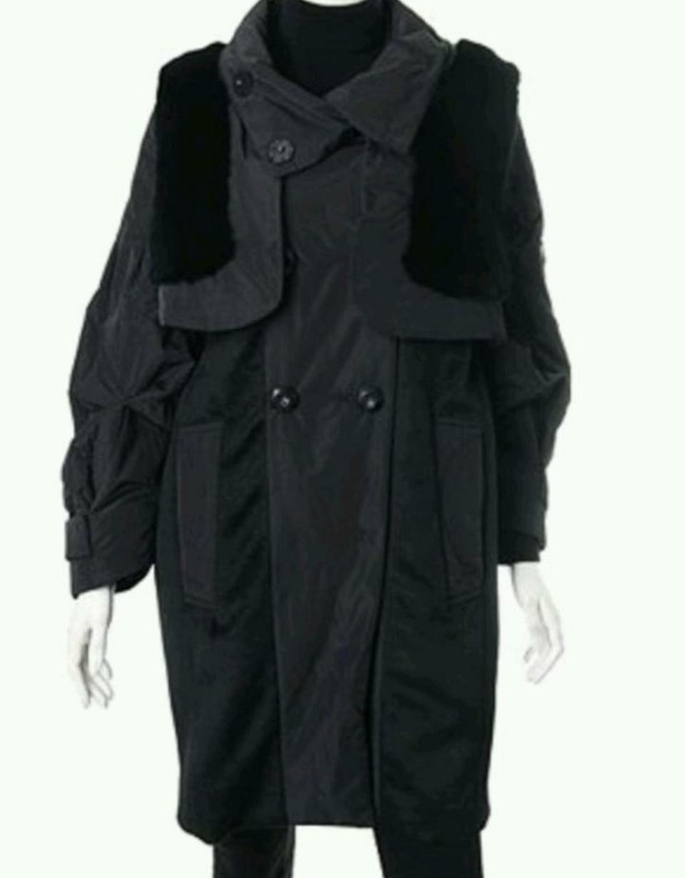 55 새상품 여성 패딩 코트 탱거스 롱패딩 패딩점퍼 블랙 모직 새제품