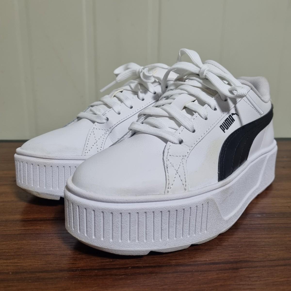 새상품급 푸마 카르멘 레더 스니커즈 220