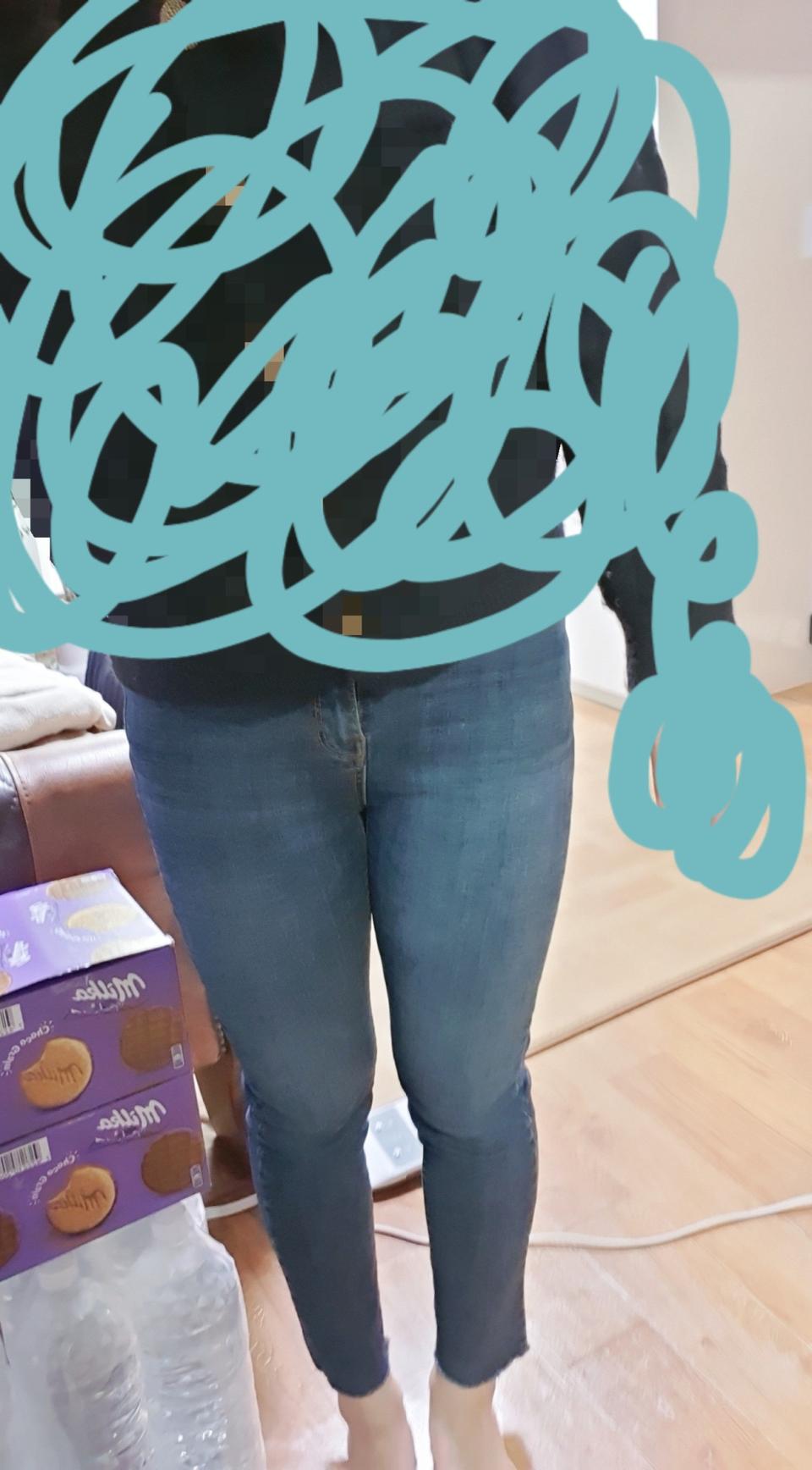 캔마트 #기모청바지 #스키니 팬츠 #26.27사이즈 #신축성 착용감 좋아