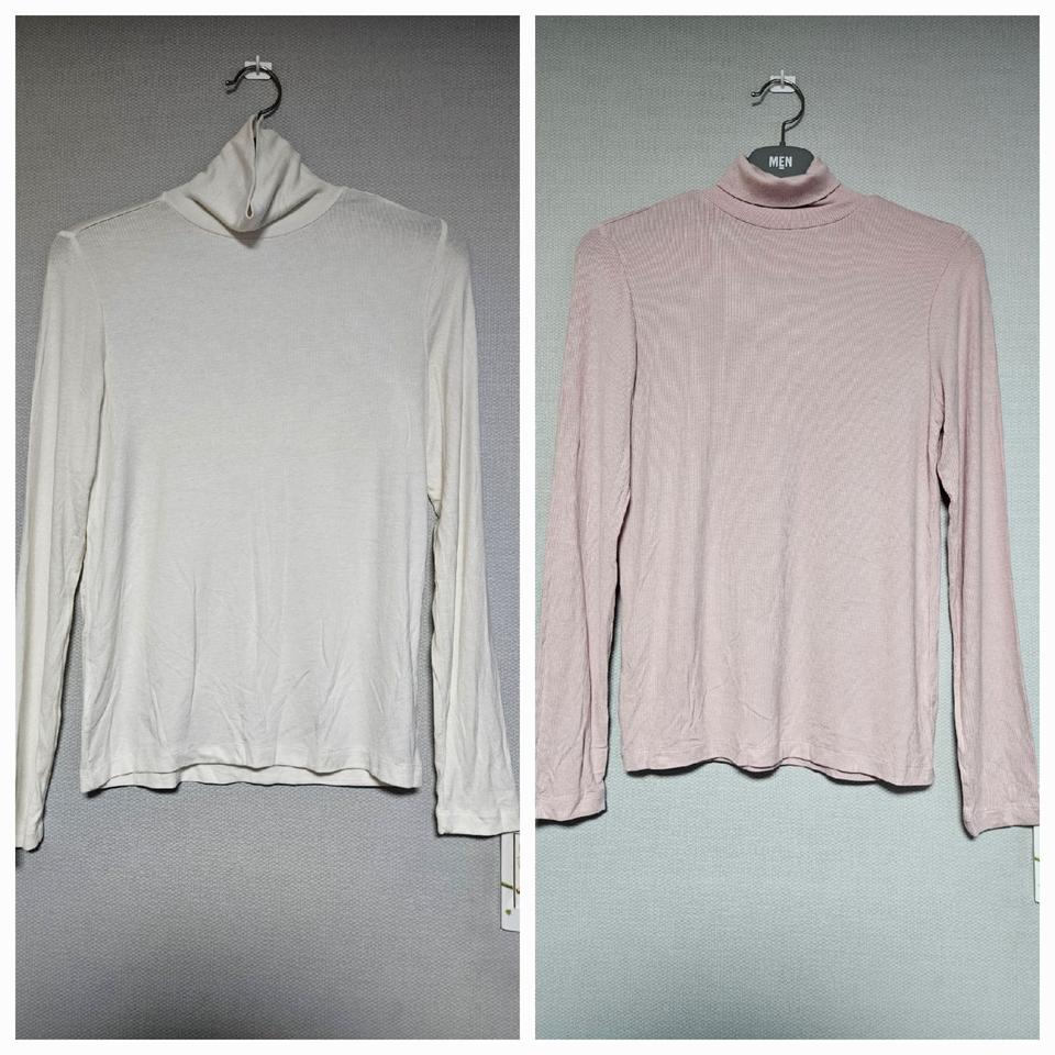 새상품  터들넥  2종세트