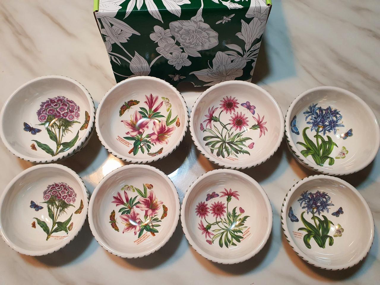 영국포트메리온 구형국그릇4개 밥공기4개 새상품 일괄