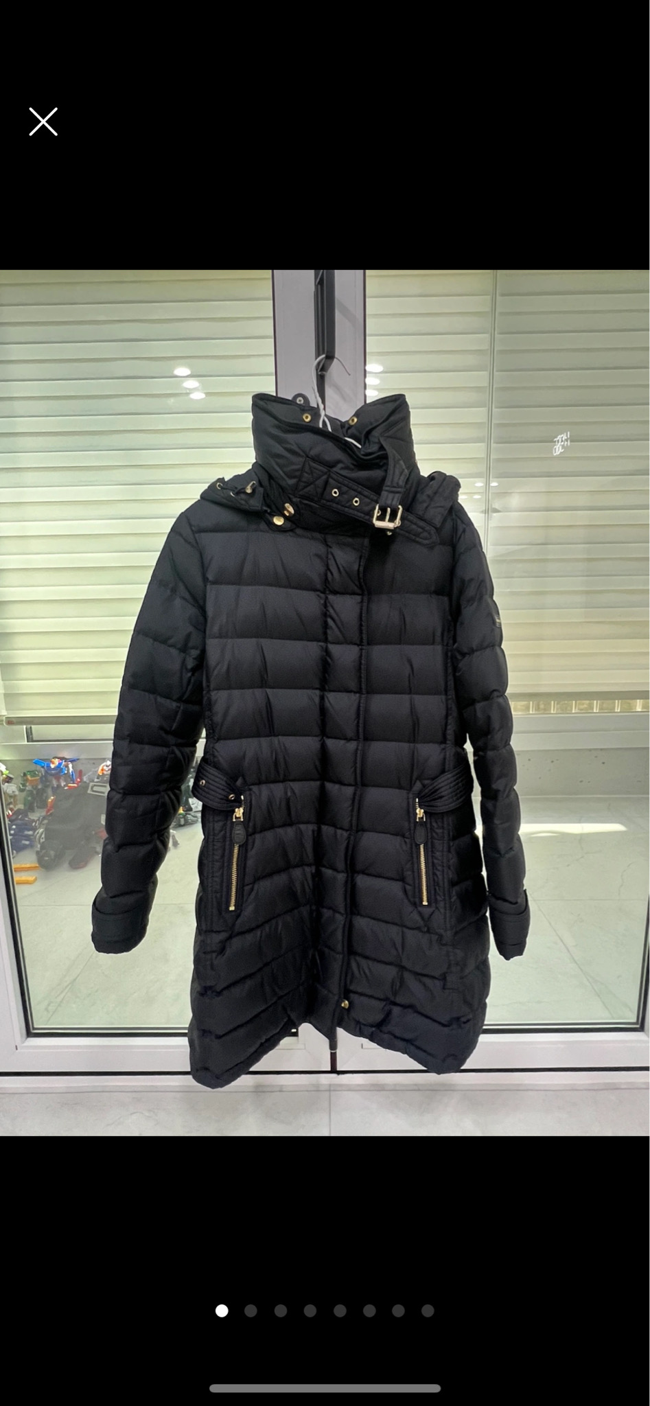 백화점정품 버버리 브리트 롱패딩 M