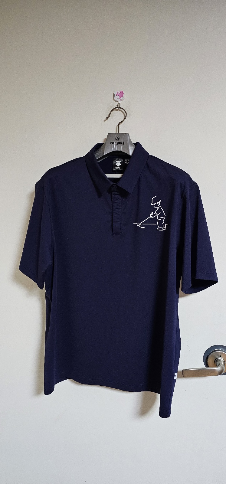 데상트 골프 카툰 제어리 반팔 g155