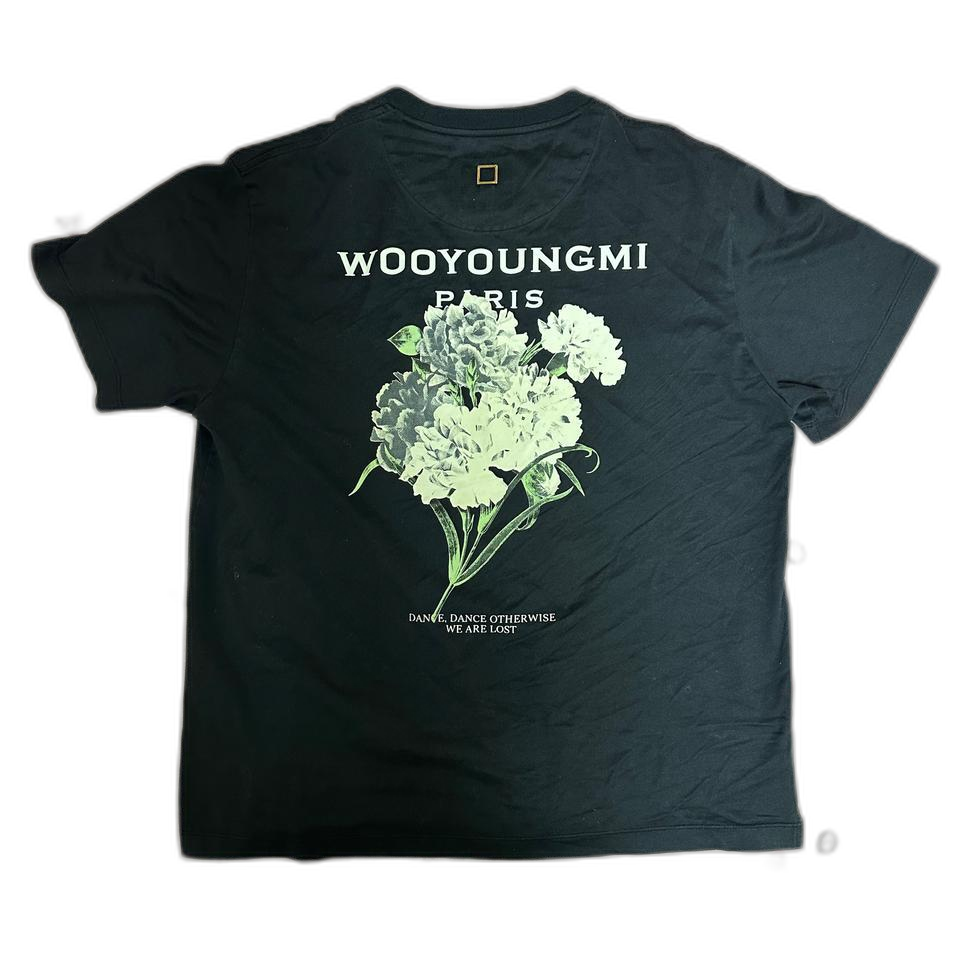 우영미 플라워 백로고 반팔