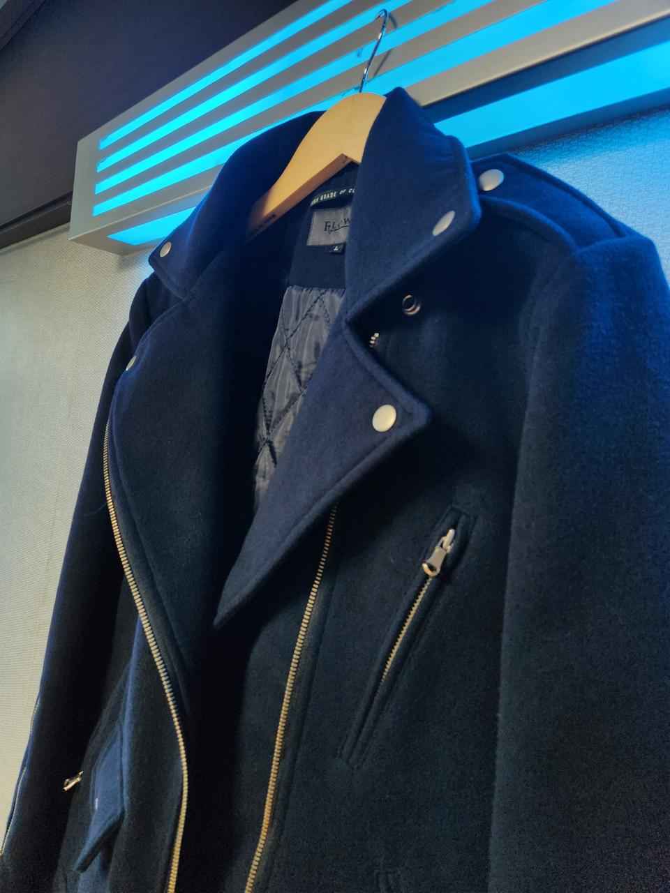 ♥흐름 사선 자켓♥"남.여공용[네이비색상.사이즈100(L)[반값택배가능)