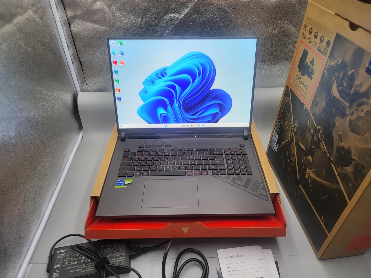 게이밍노트북 아수스 18인치 13세대 !7/16/512/RTX4060