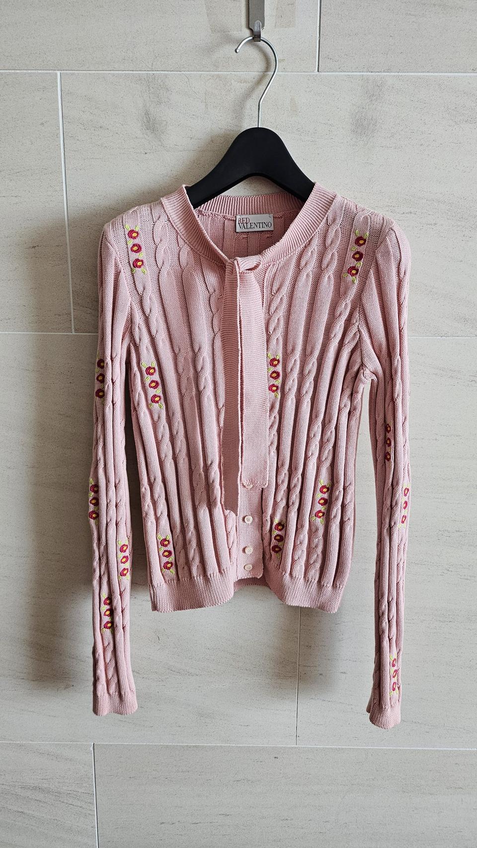 (정품) RED VALENTINO 보우 니트 가디건