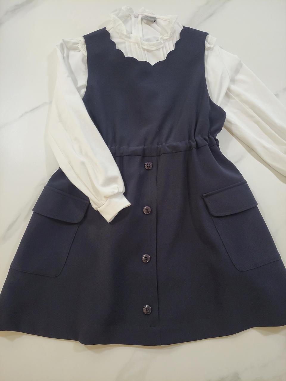 빈 여아 원피스&면 블라우스 130사이즈