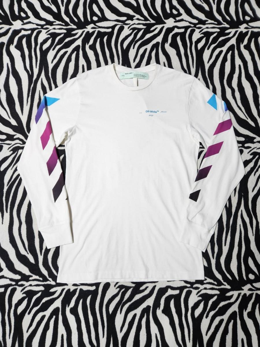 오프화이트 18FW 그라이언트 애로우 긴팔M