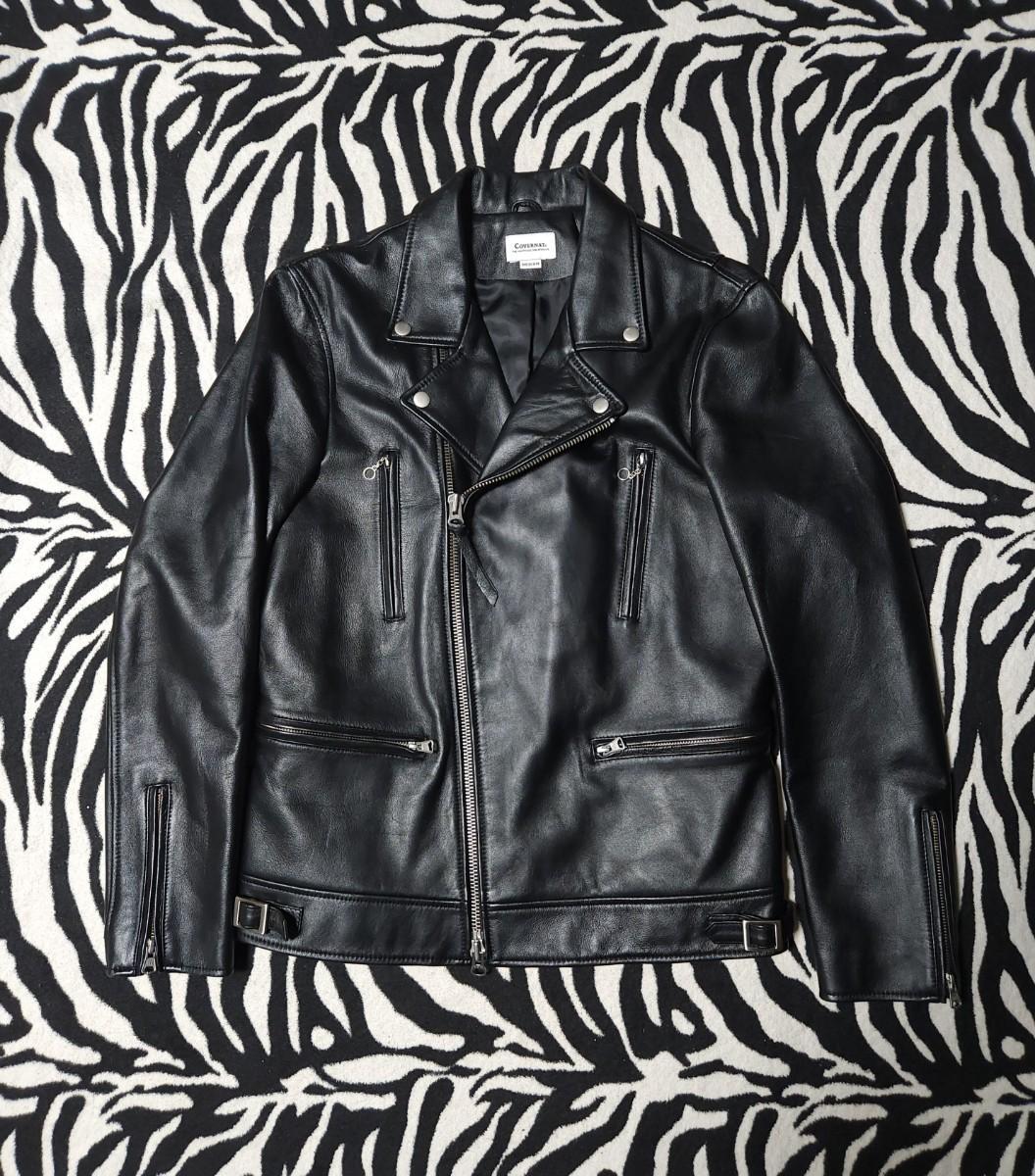 커버낫 양가죽 라이더자켓M