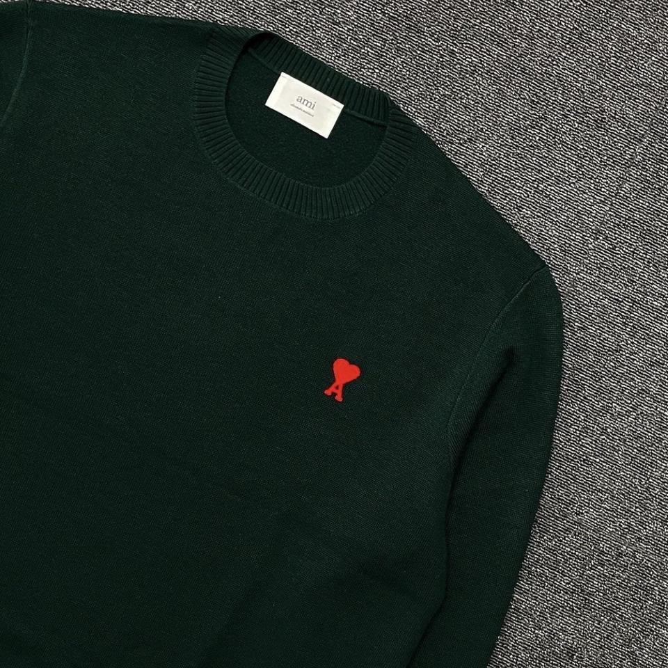 [XL] 아미 다크그린 니트