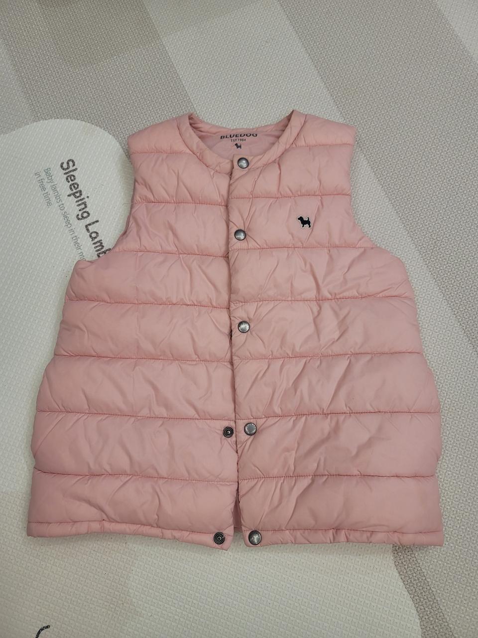 블루독 베스트 조끼 4세 120 상태굿. 착불