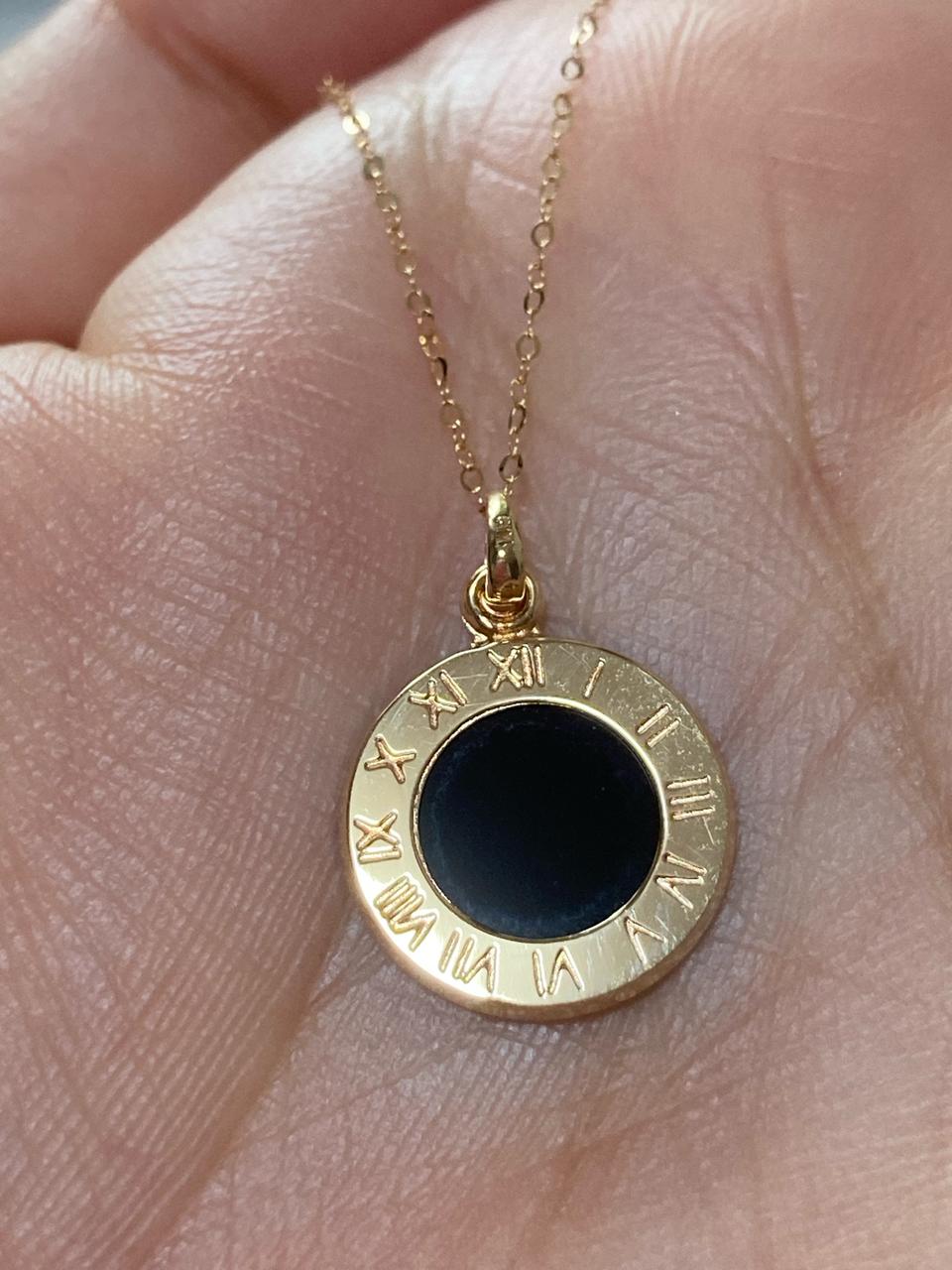 14k 오닉스 목걸이 새제품