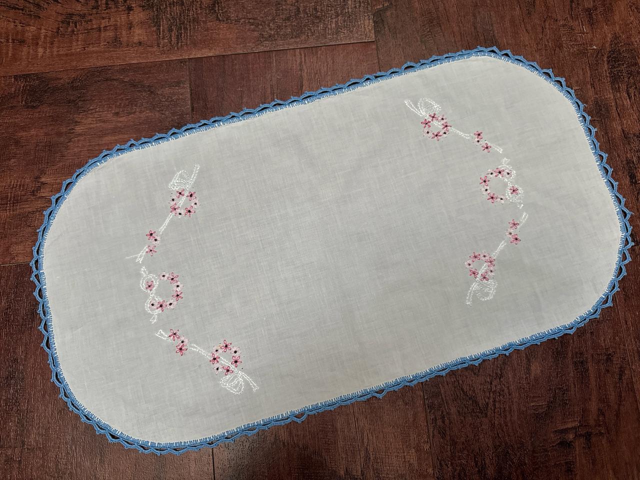 프랑스 빈티지 자수 인테리어 매트