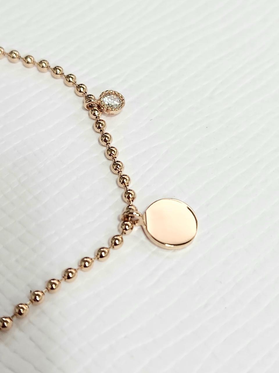 18k.장식볼체인팔찌,목걸이,발찌.새상품