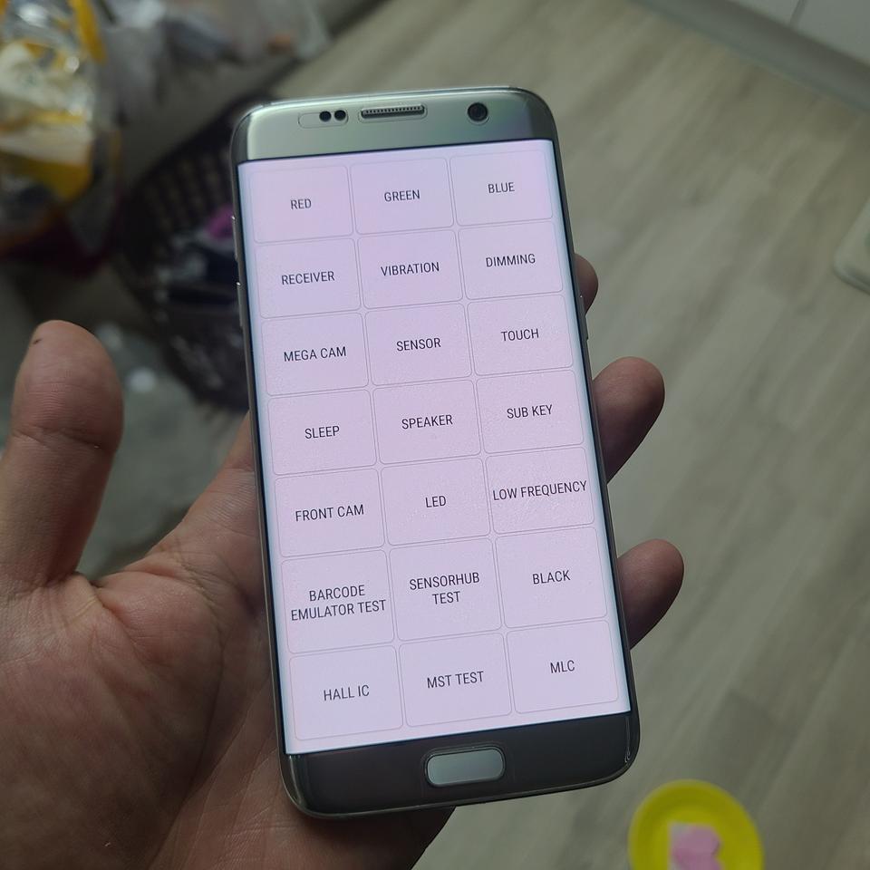 갤럭시 s7 엣지 실버