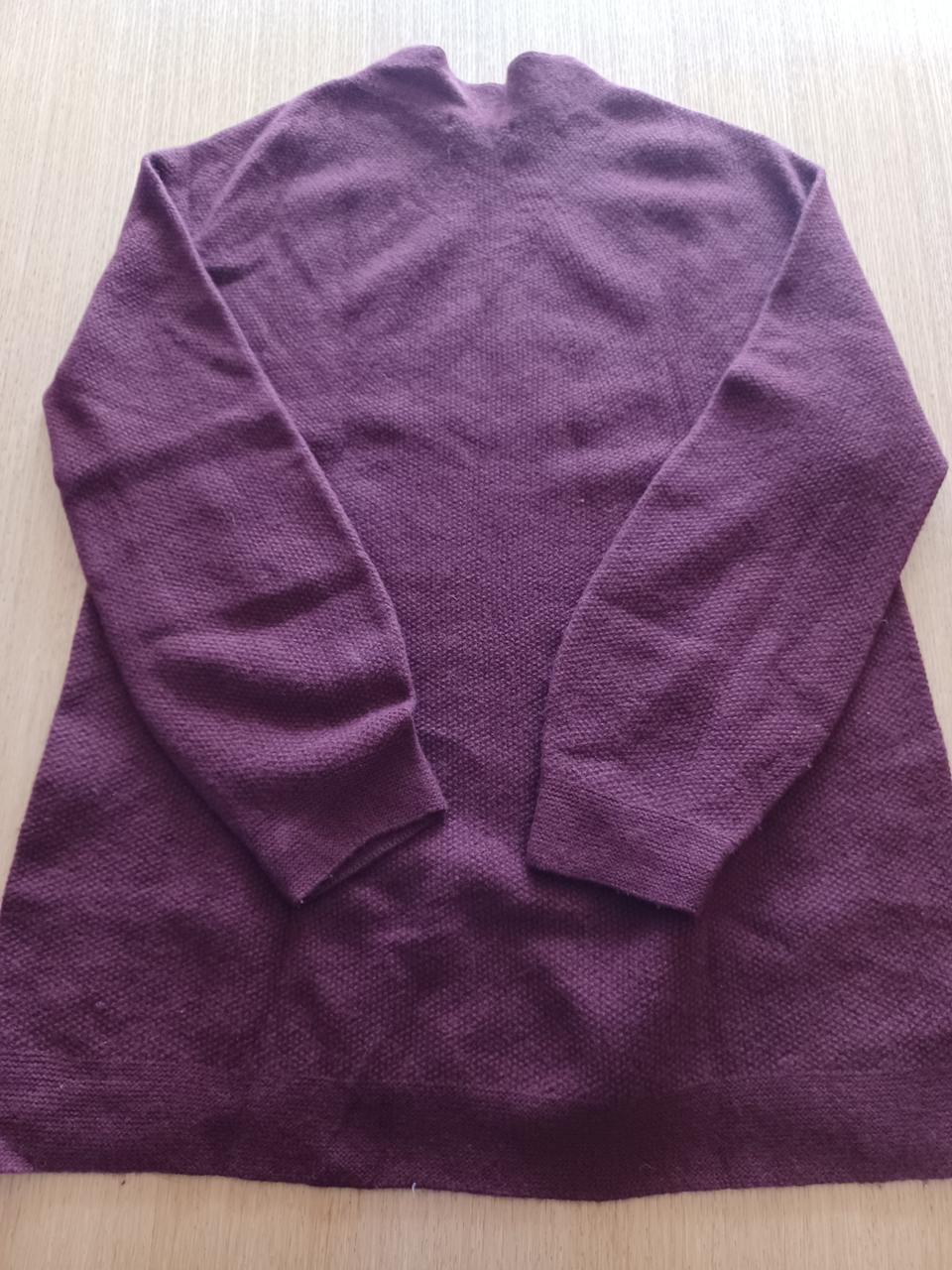 여성 니트 샬라얀 브라운와인 88사이즈