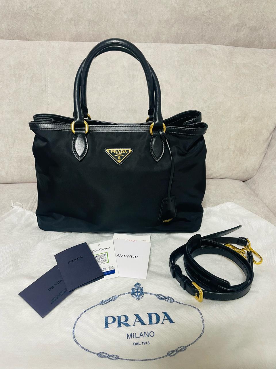 프라다 투웨이백