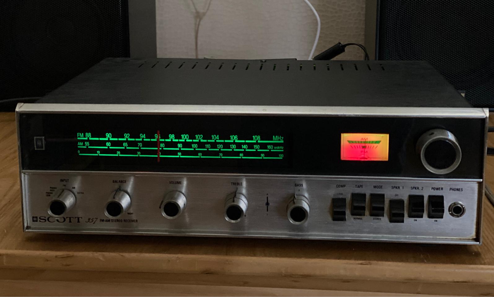 (거래완료) 미국 스코트 HH SCOTT 357 리시버 앰프