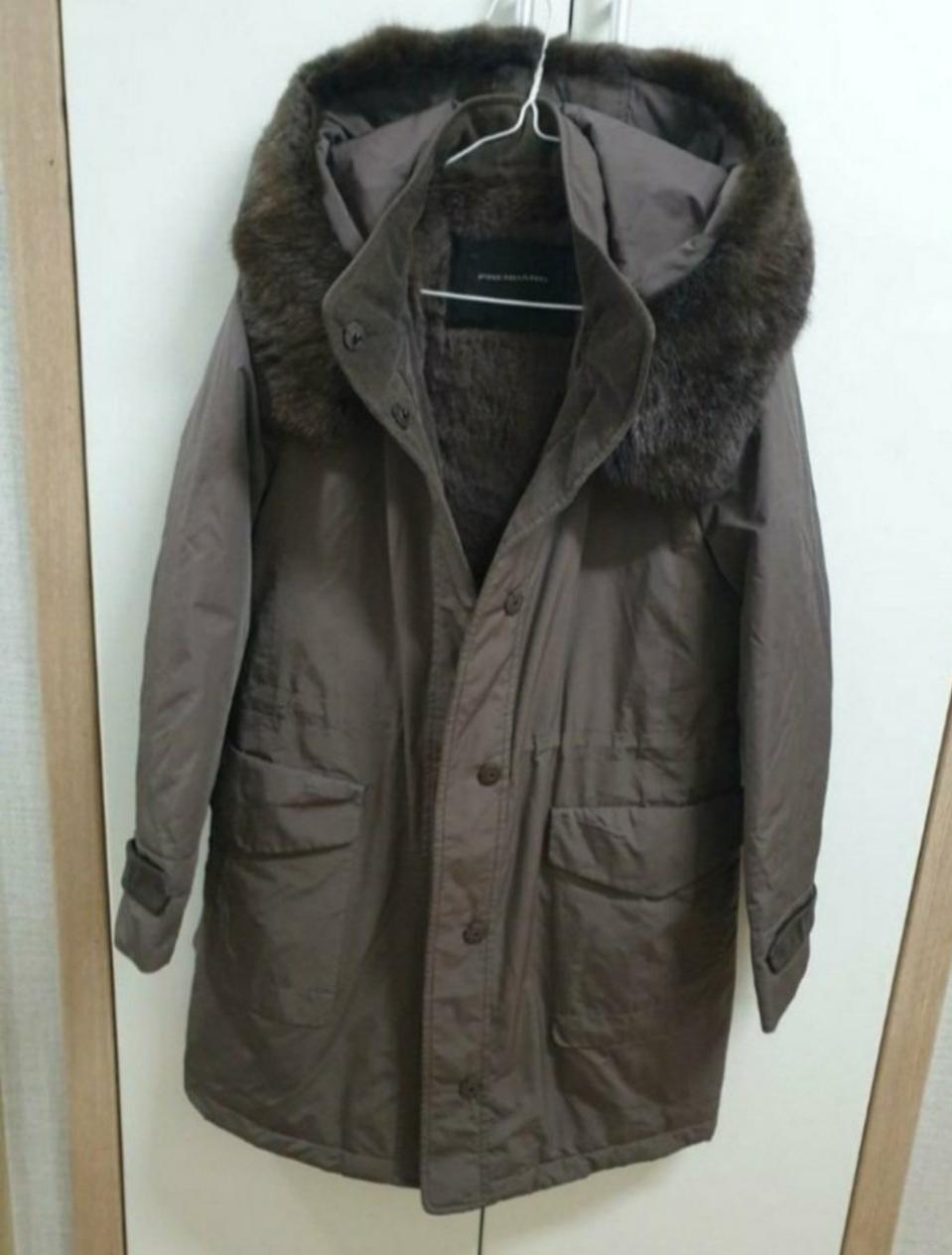 쁘렝땅 여성 토끼털코트 사이즈55