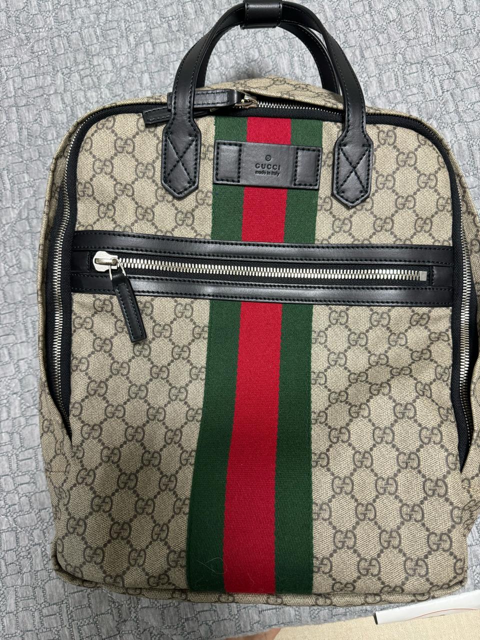 구찌 WEB GG 수프림 백팩 판매