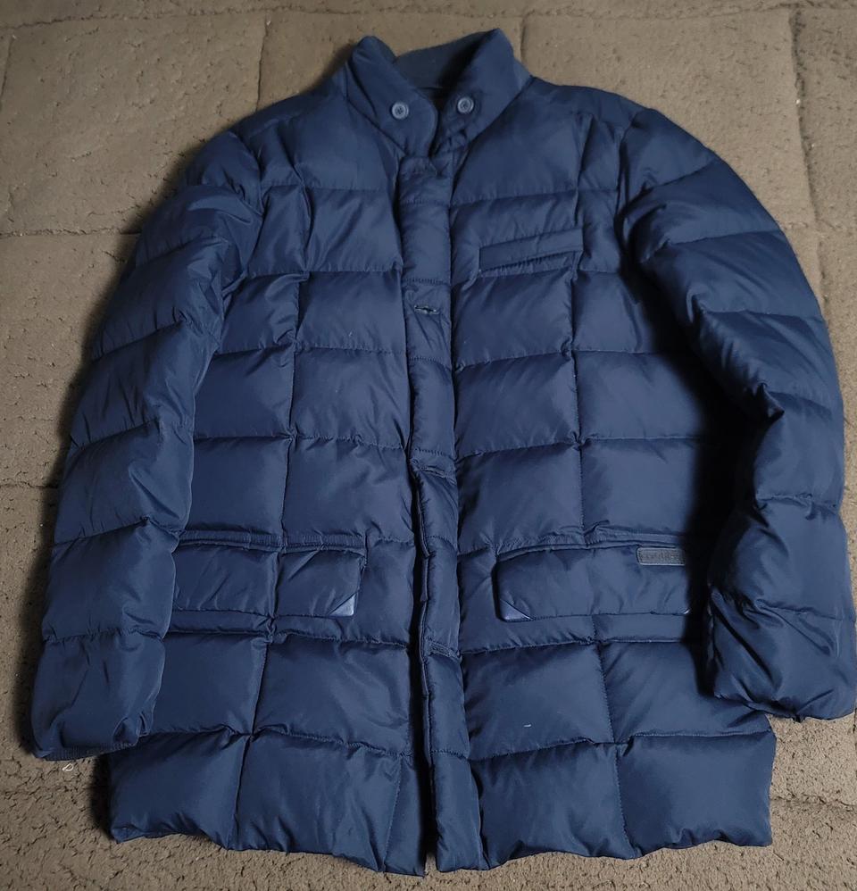 트레비스 프리미엄 구스다운 패딩자켓 패딩코트 네이비 100사이즈